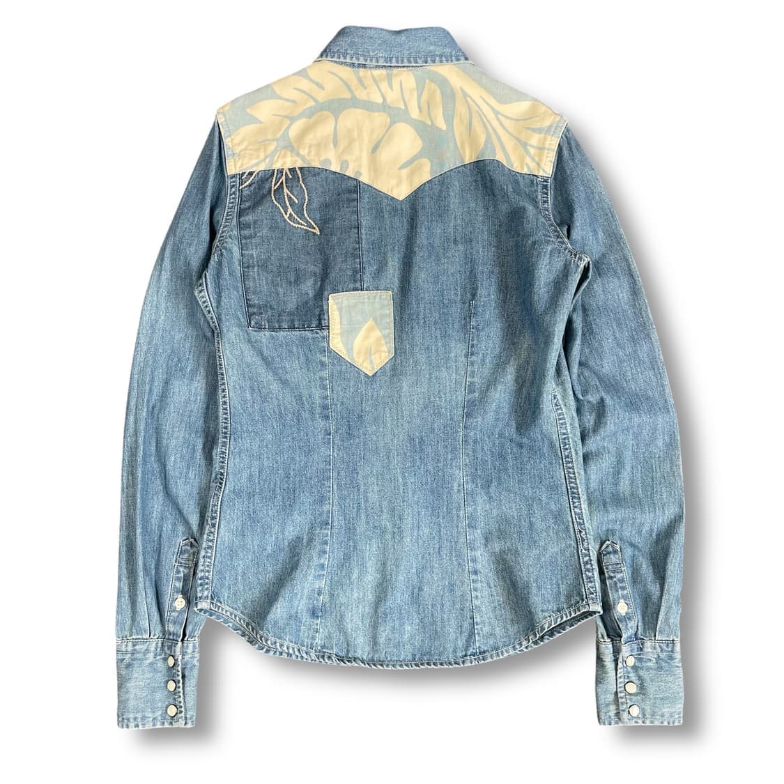 데님앤서플라이 랄프로렌 웨스턴 데님 셔츠 XS 상품이미지2