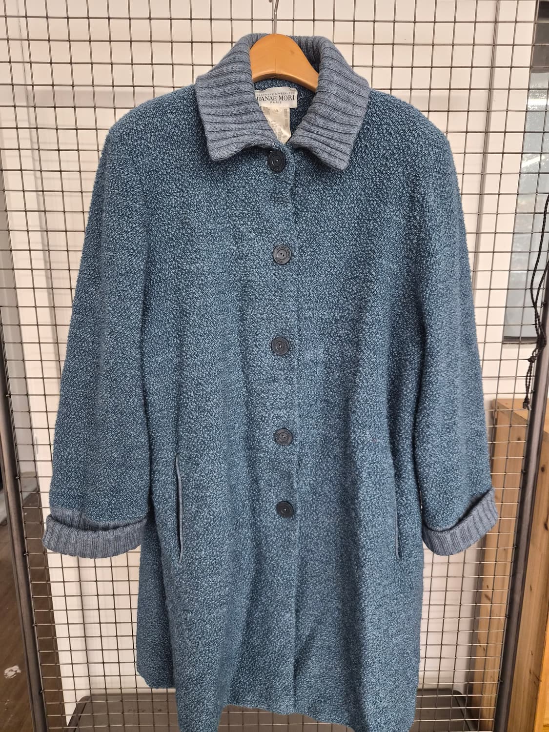 38) HANAE MORI 빈티지 니트 코트 팝니다 상품이미지1