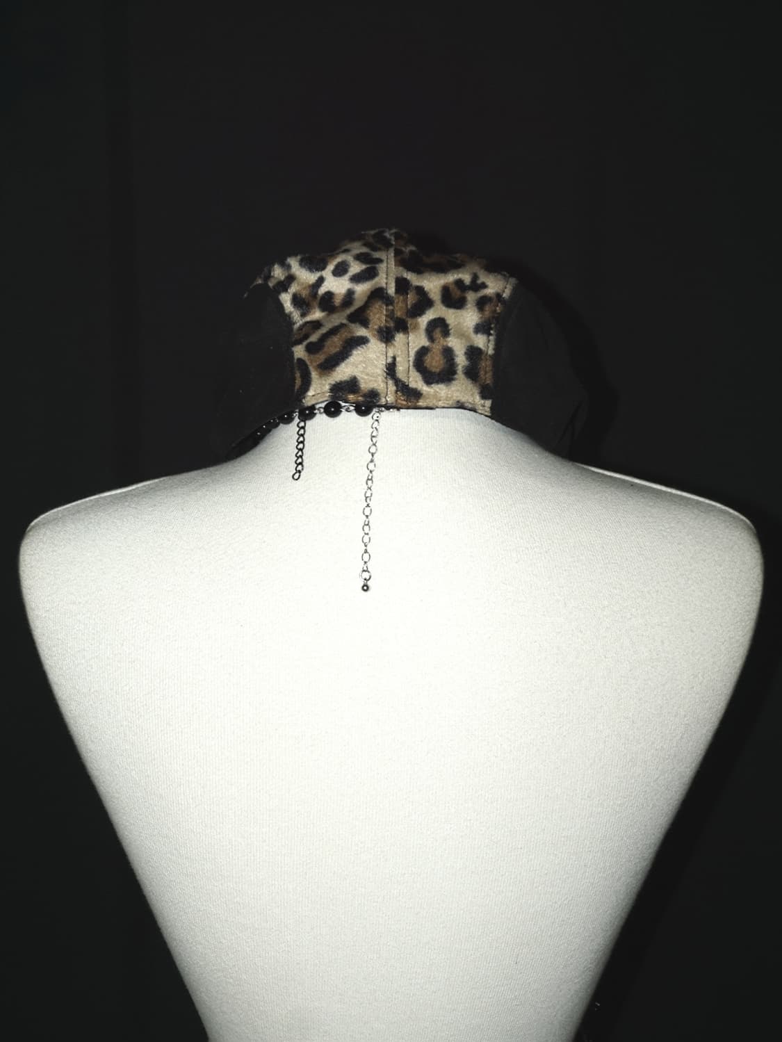 leopard suede hunting cap  상품이미지5