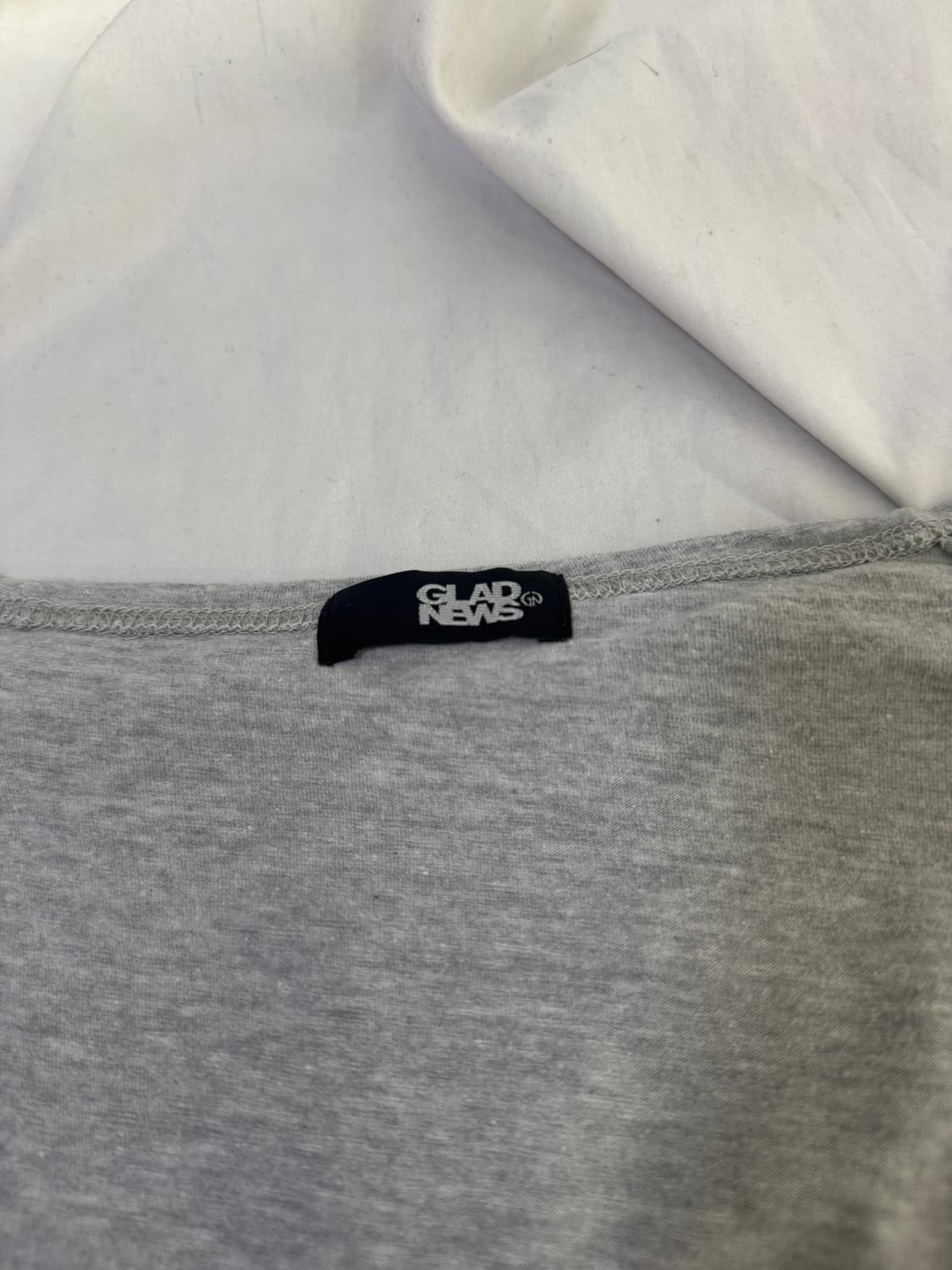 Glad news 컷아웃 스컬 롱슬리브 y2k punk 펑크 아방가르드 상품이미지8