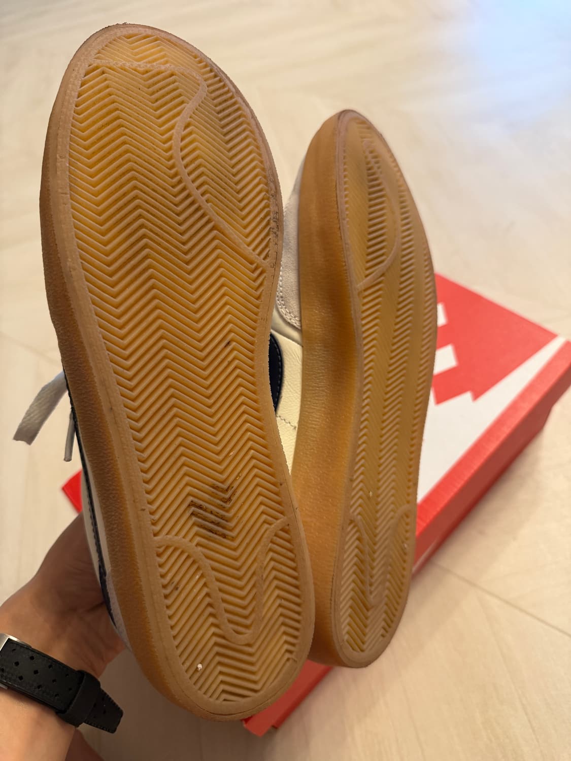 나이키 x 제이크루 킬샷 2 세일 미드나잇 네이비 275 상품이미지4