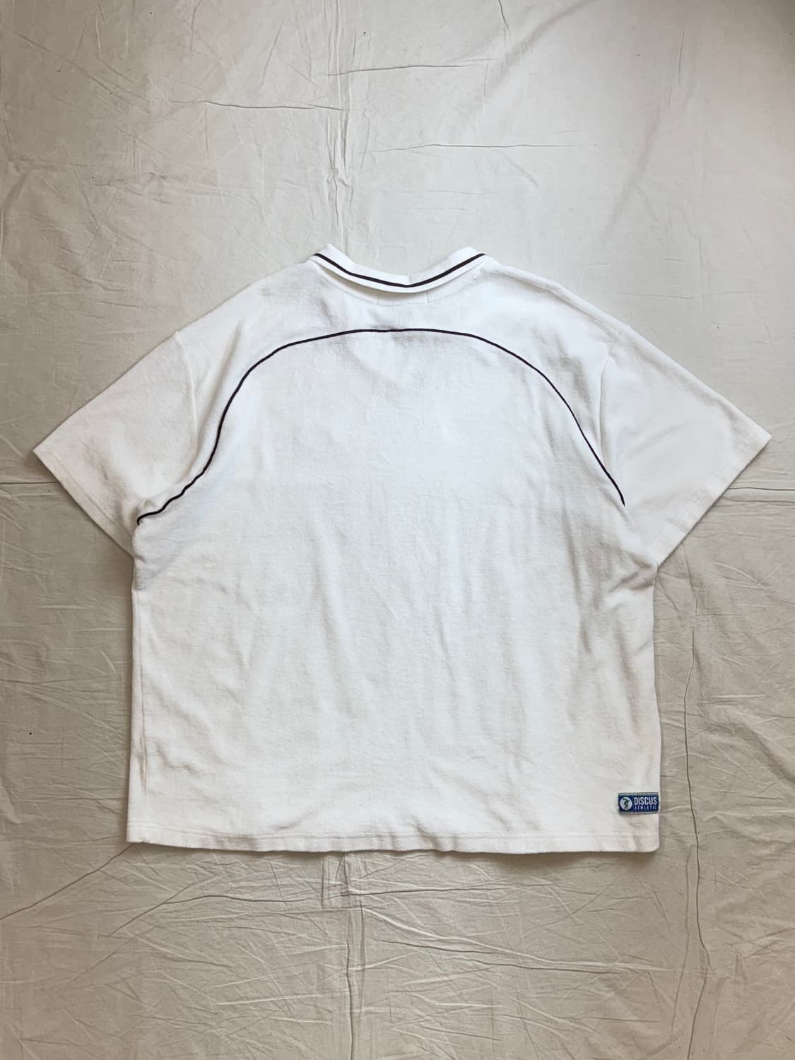 디스커스애슬레틱 X OAM 테리 테니스 반필 셔츠 상품이미지2