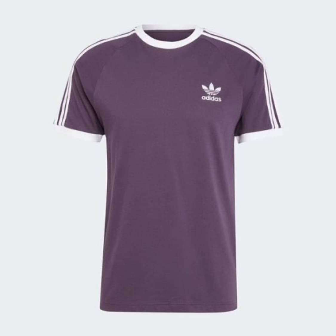 아디다스 삼선 반팔티 보라색 상품이미지1