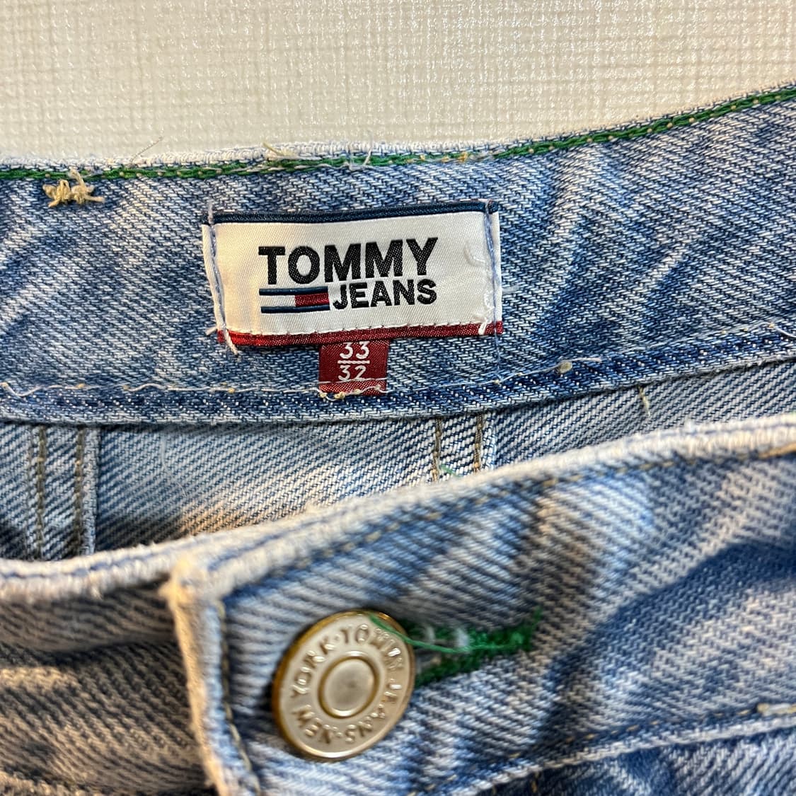 (33/32 작게나옴) 타미진스 자수 패턴 데님 팬츠 청바지 상품이미지4