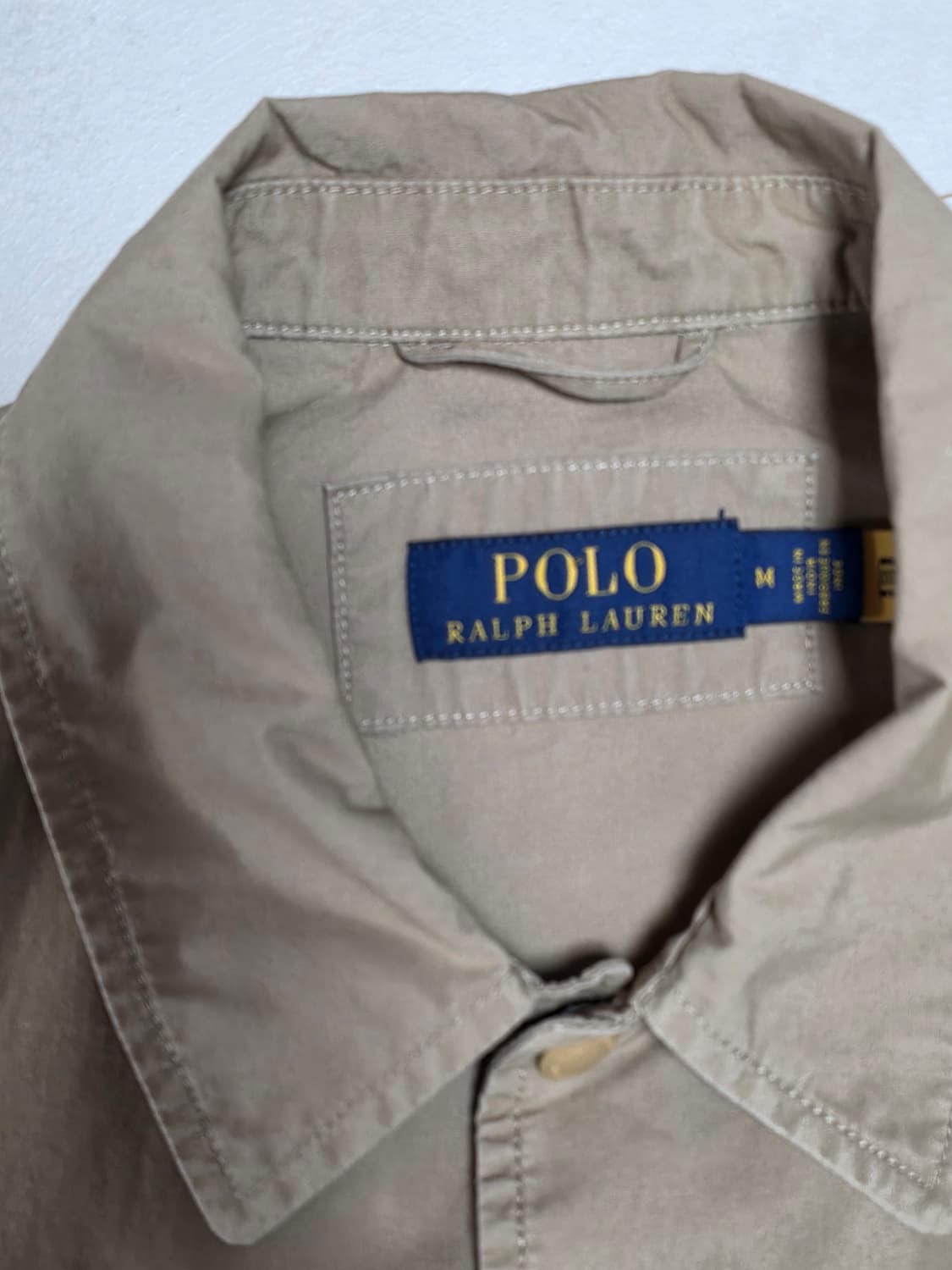 폴로 랄프로렌 코치 자켓 베이지 M 폴로자켓 상품이미지5