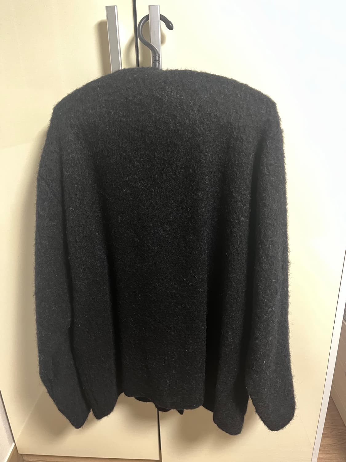 [48] 아워레가시 모헤어 가디건 블랙 상품이미지2