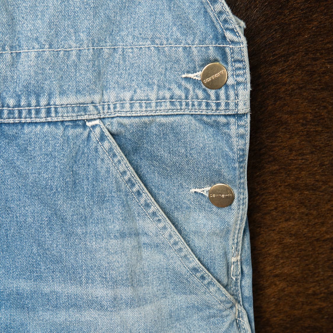 [32] 칼하트 WIP BIB 데님 오버롤  상품이미지3