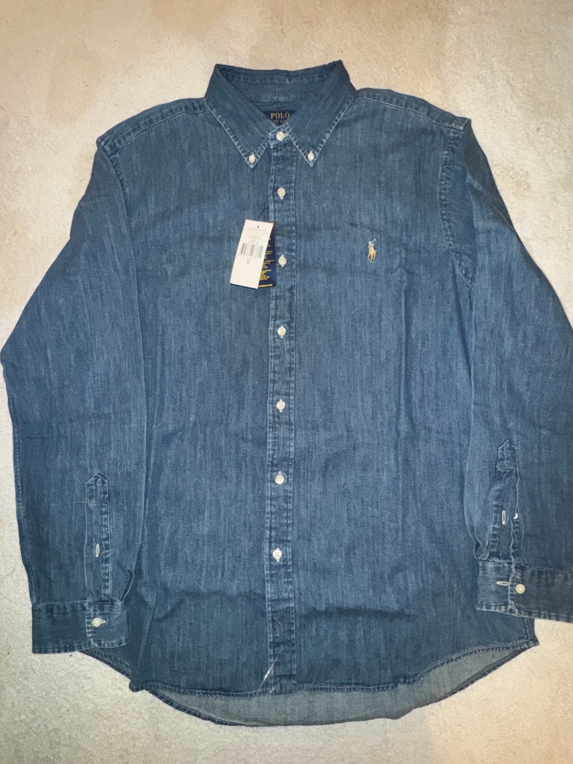 폴로 청셔츠 XL 상품이미지1