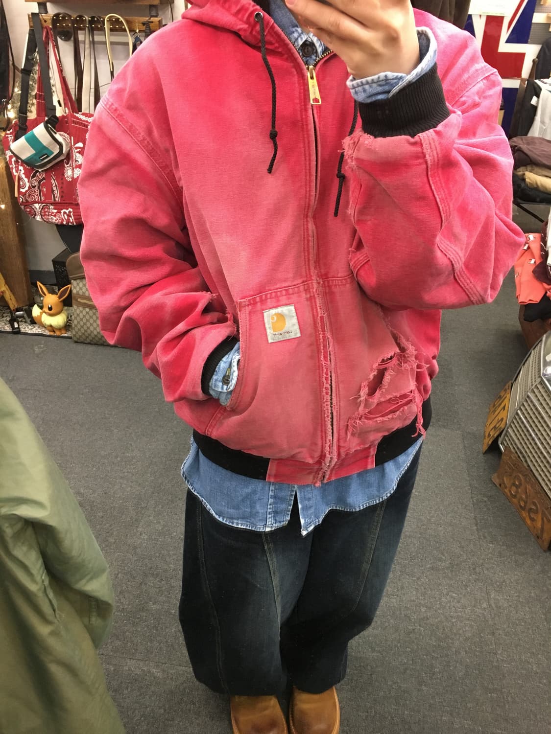 빈티지 칼하트 액티브 워크자켓 상품이미지1