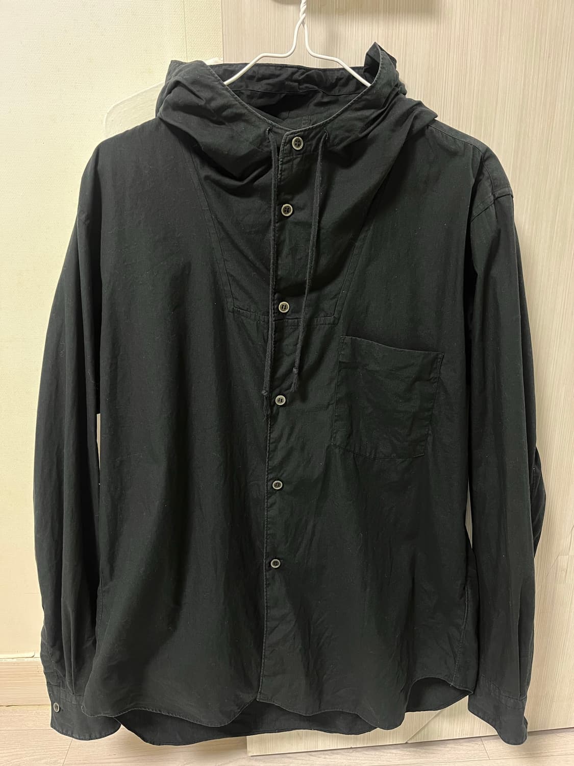 꼼데가르송 블랙 후드 셔츠 상품이미지1