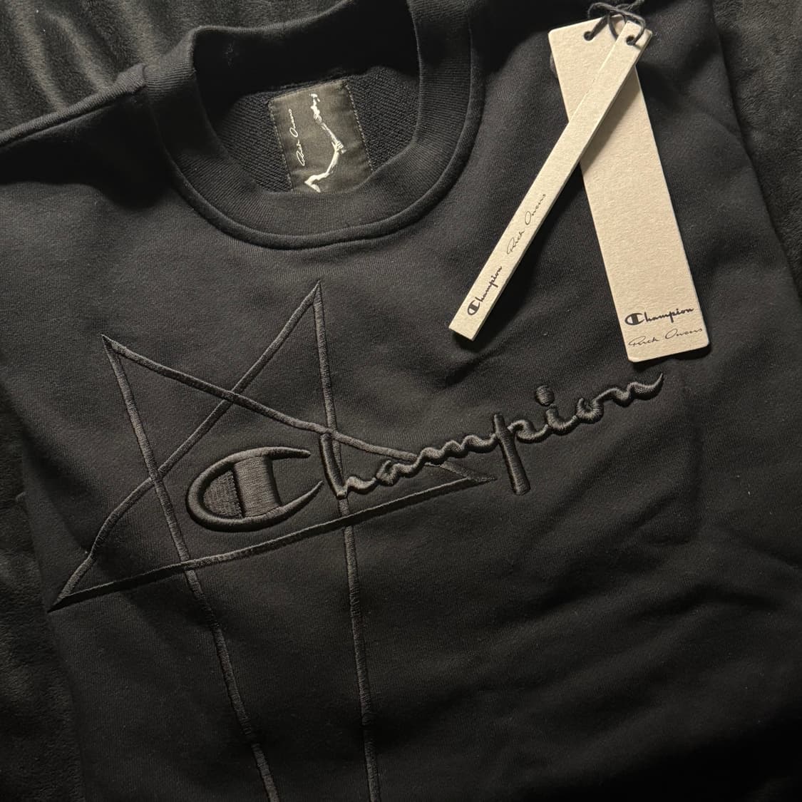 릭오웬스X챔피온 맨투맨M 상품이미지1