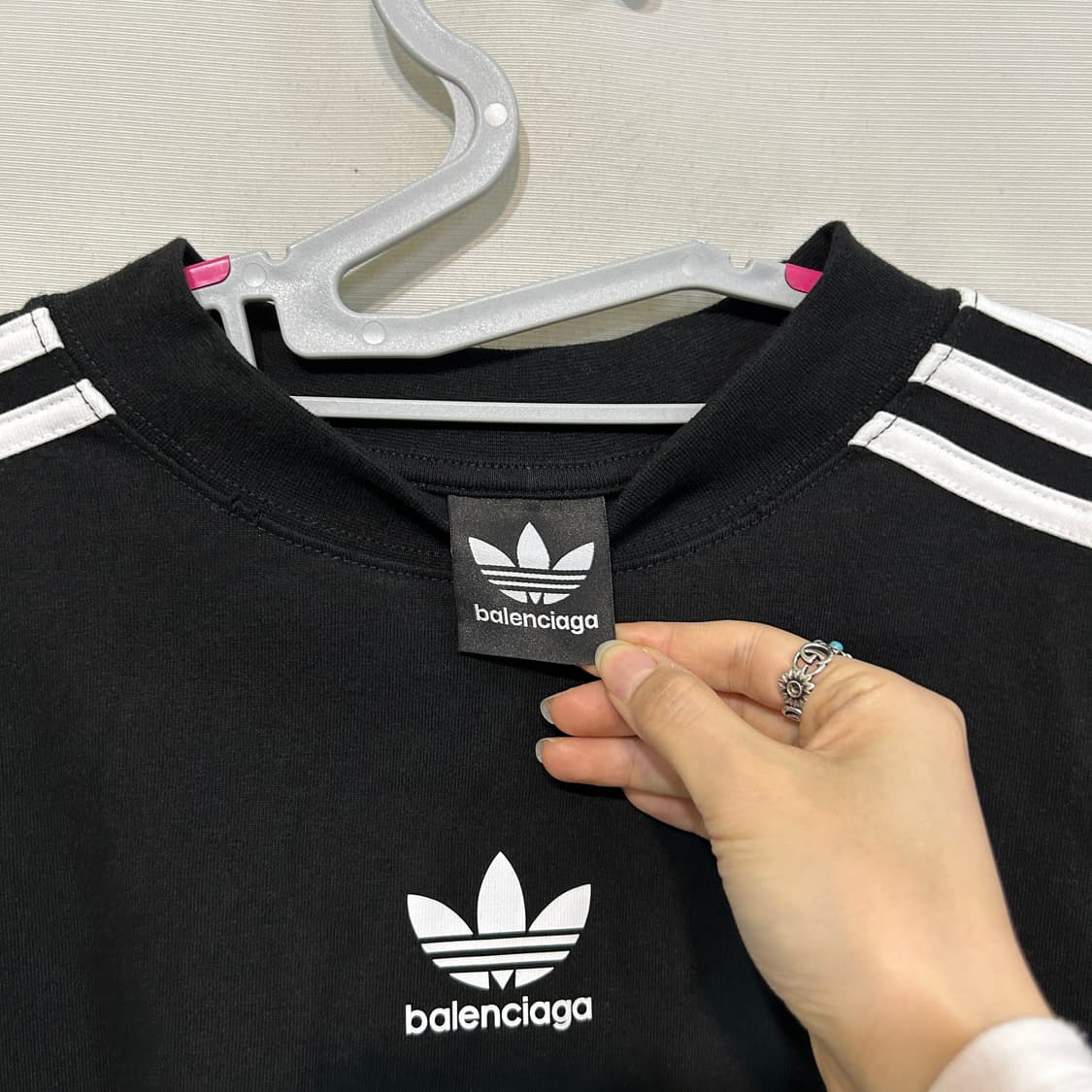 발렌시아가 아디다스 롱슬리브 2사이즈 새상품급 상품이미지2