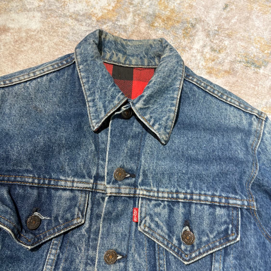 90’s 리바이스 USA 70411 빈티지 데님 트러커자켓 상품이미지2