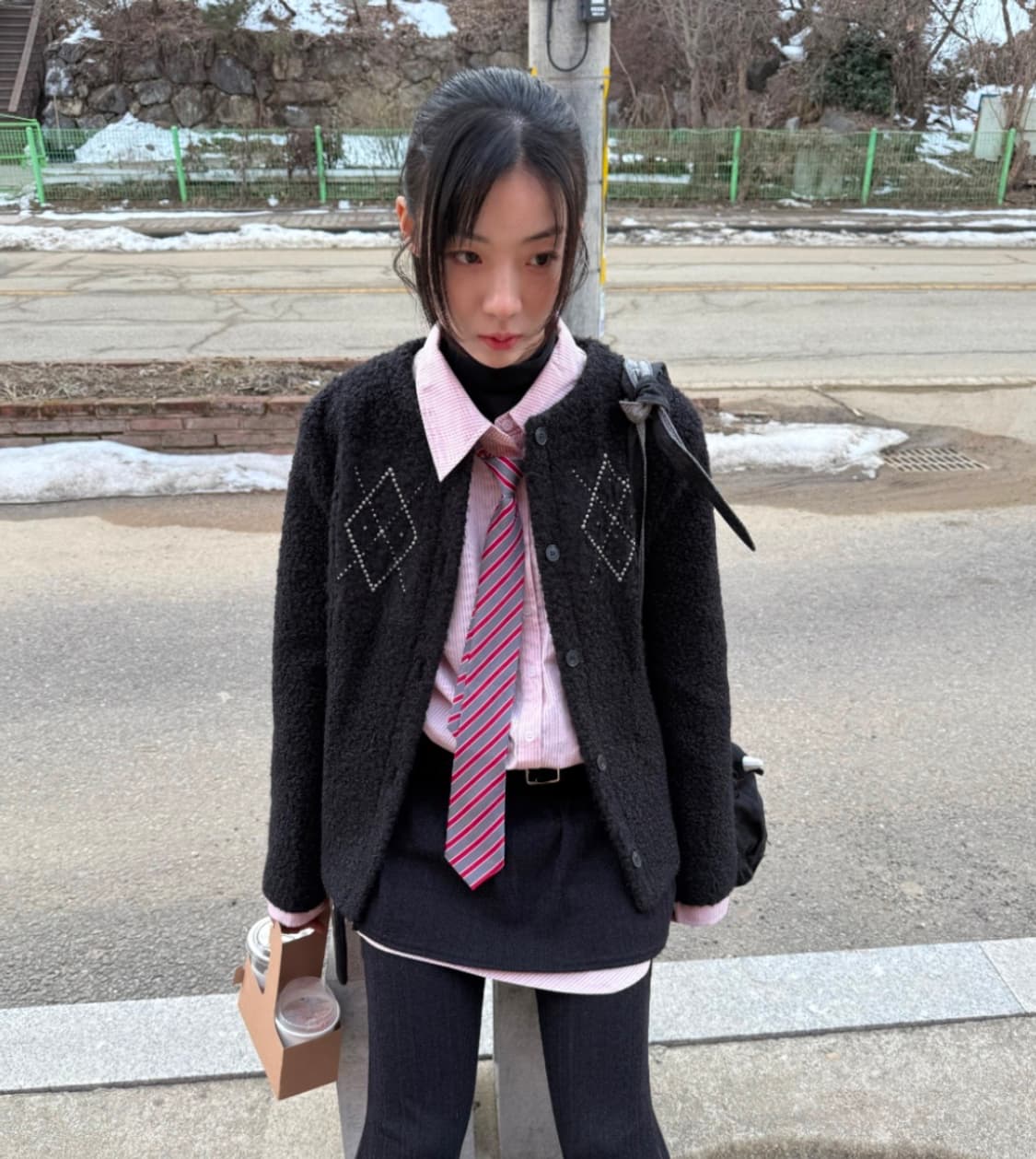 우화 ARGYLE RIVET JK / 9만원대 구매 상품이미지2