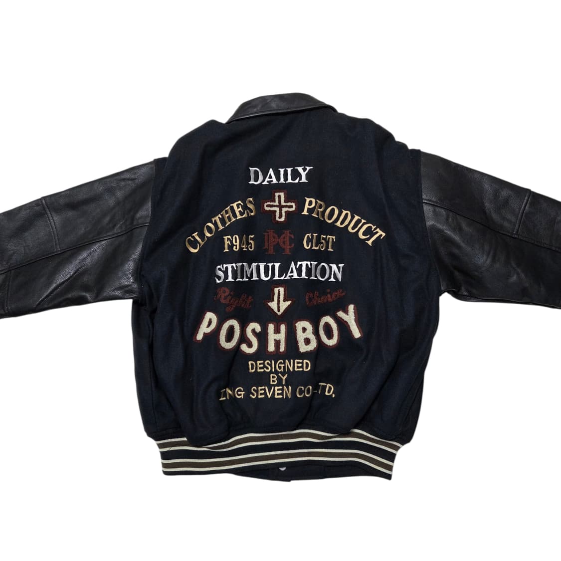 Posh Boy 포쉬보이 바시티 자켓 일본 빈티지 올드스쿨 
 상품이미지5