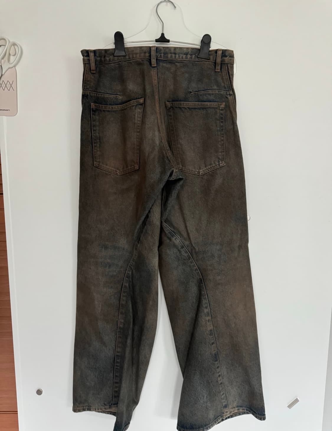 네버포겟 NVRFRGT 3D TWISTED WIDE JEANS 1사이즈 상품이미지3