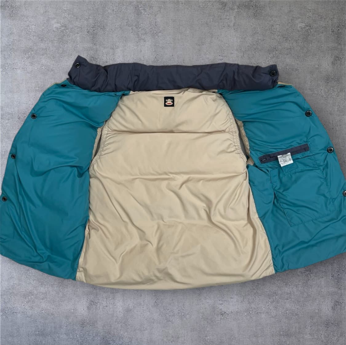 폴프랭크 Paul frank 멀티컬러 구스다운 패딩 조끼 S(90) 상품이미지4