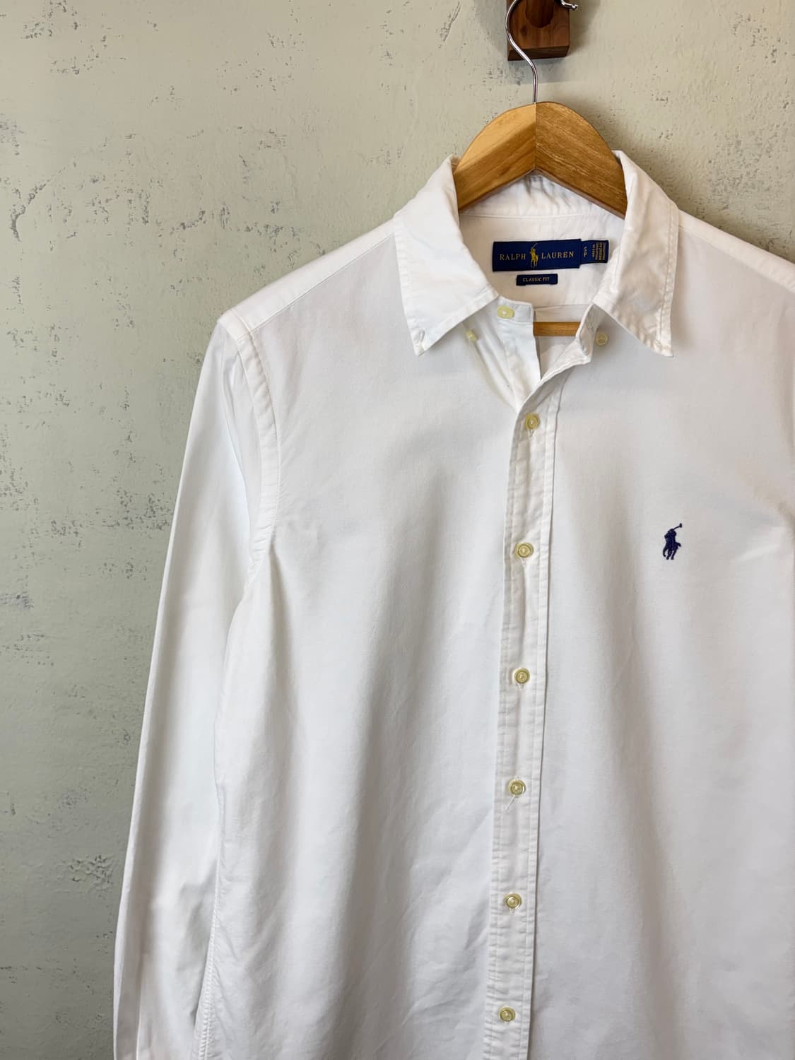 폴로랄프로렌 클래식핏 화이트 옥스포드 셔츠 상품이미지4