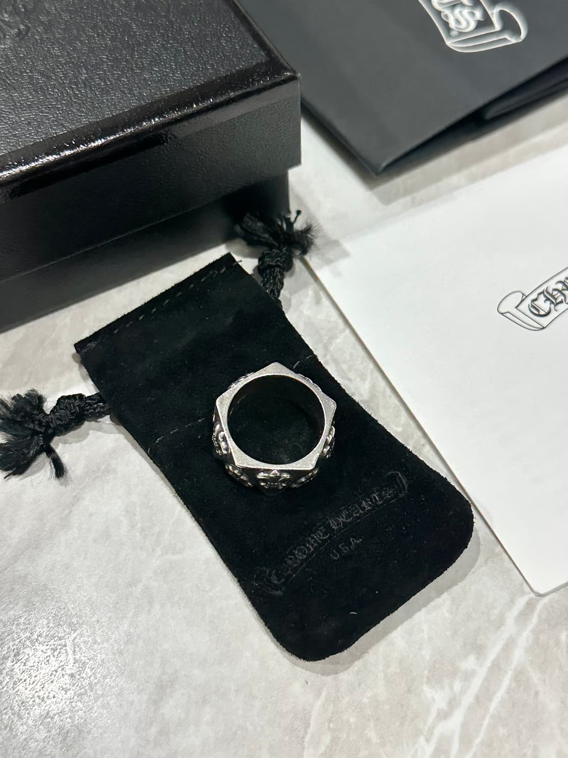 크롬하츠 펜타곤링 (신세계정품/US9) 상품이미지5