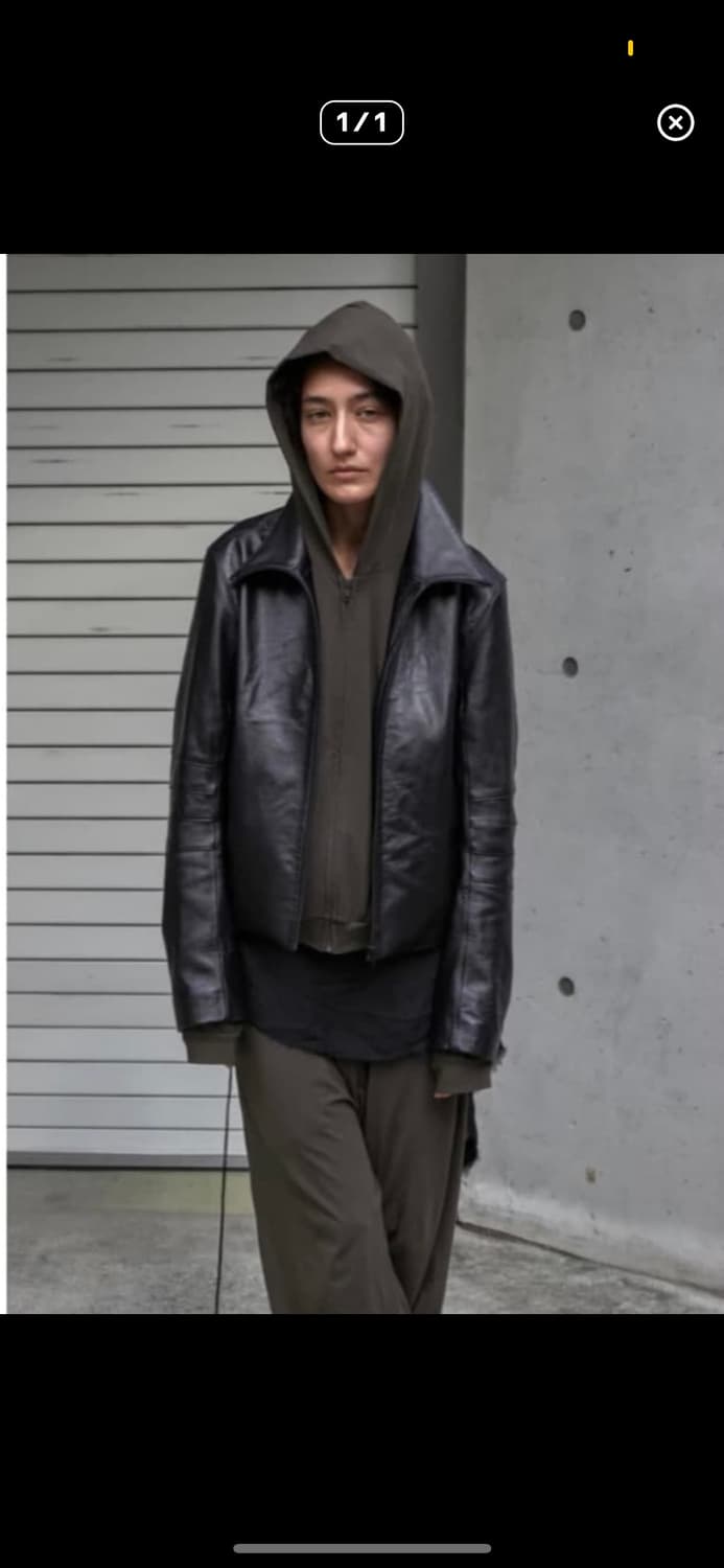 Mudule appendix leather jacket 상품이미지1