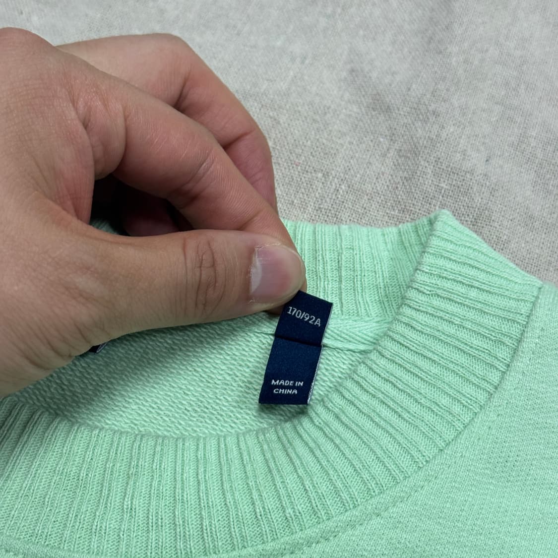 간트 민트 빅로고 맨투맨 M(105) 상품이미지5