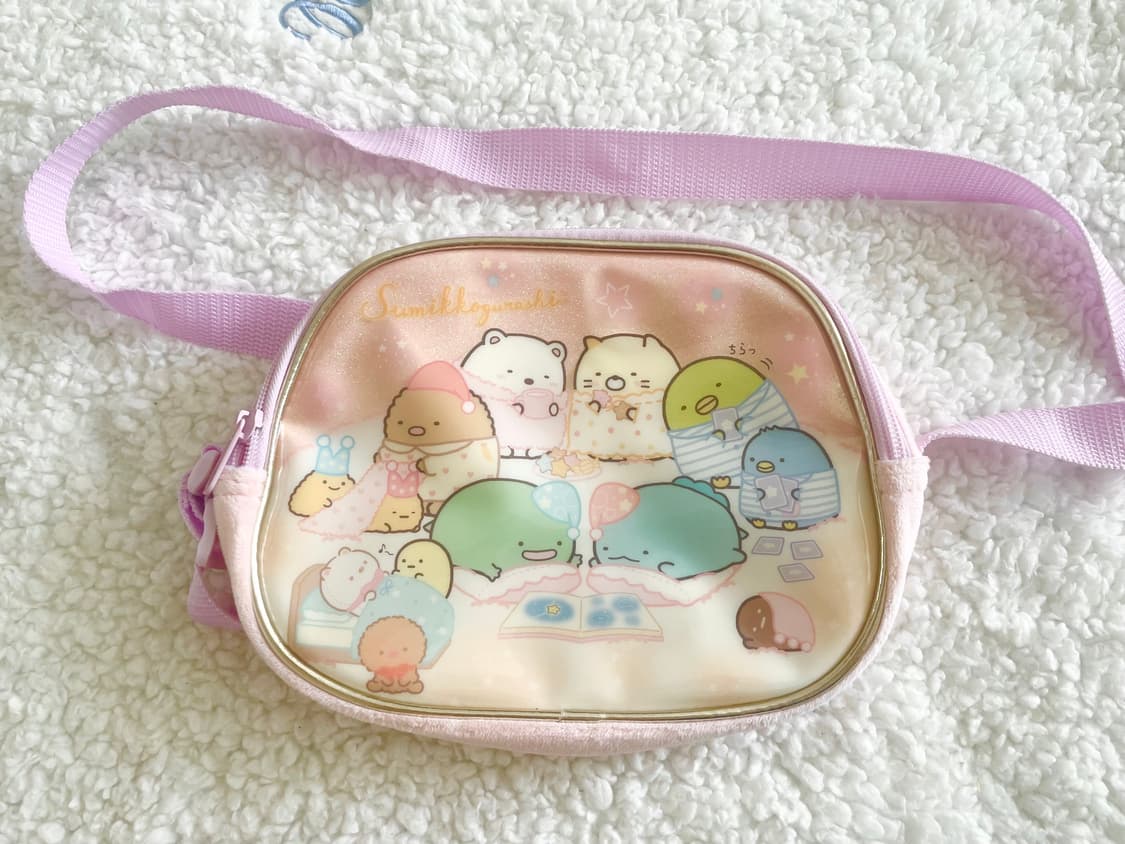 모리걸 빈티지 스밋코구라시 핑크 크로스백 💗💜✨ 상품이미지2