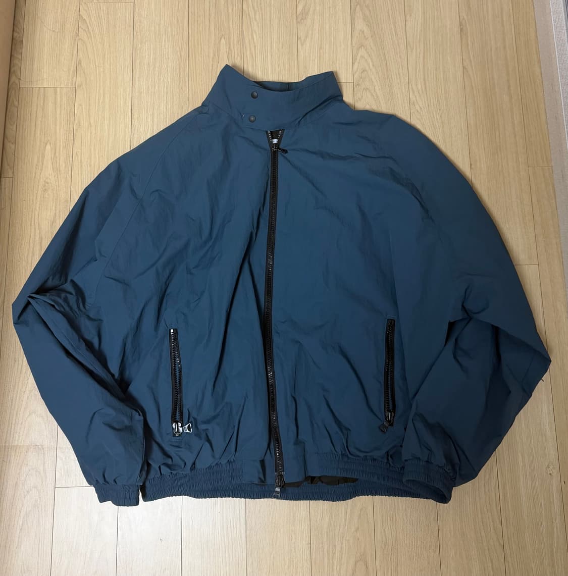 유니폼 브릿지 우븐 헤링턴 자켓 블루 L 상품이미지2