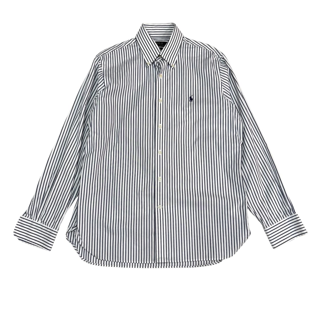 폴로 랄프로렌 QR 클래식 핏 스트라이프 셔츠 상품이미지1