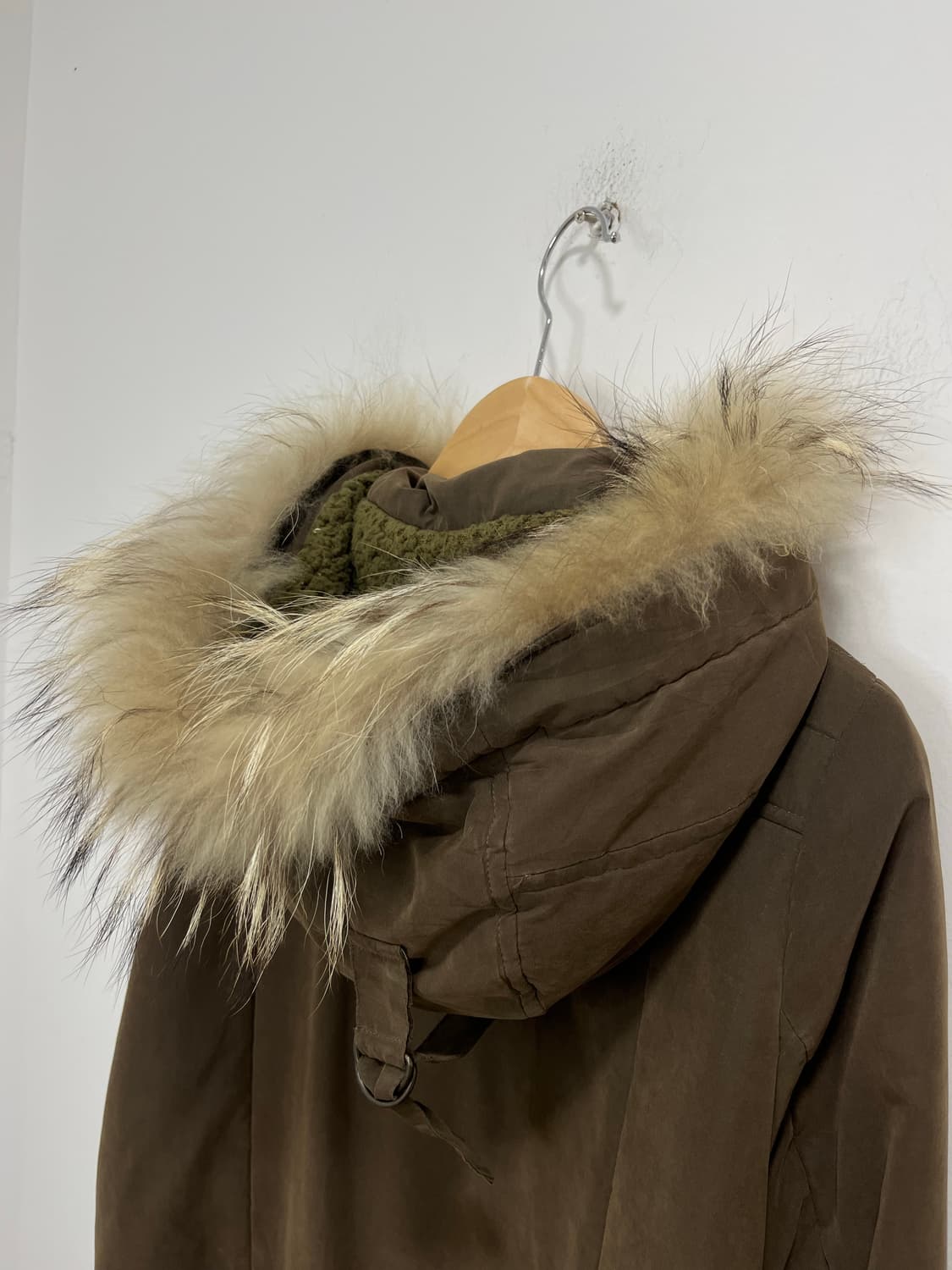 락펑크 카고 넥버클 브라운 야상 집업 자켓 상품이미지8