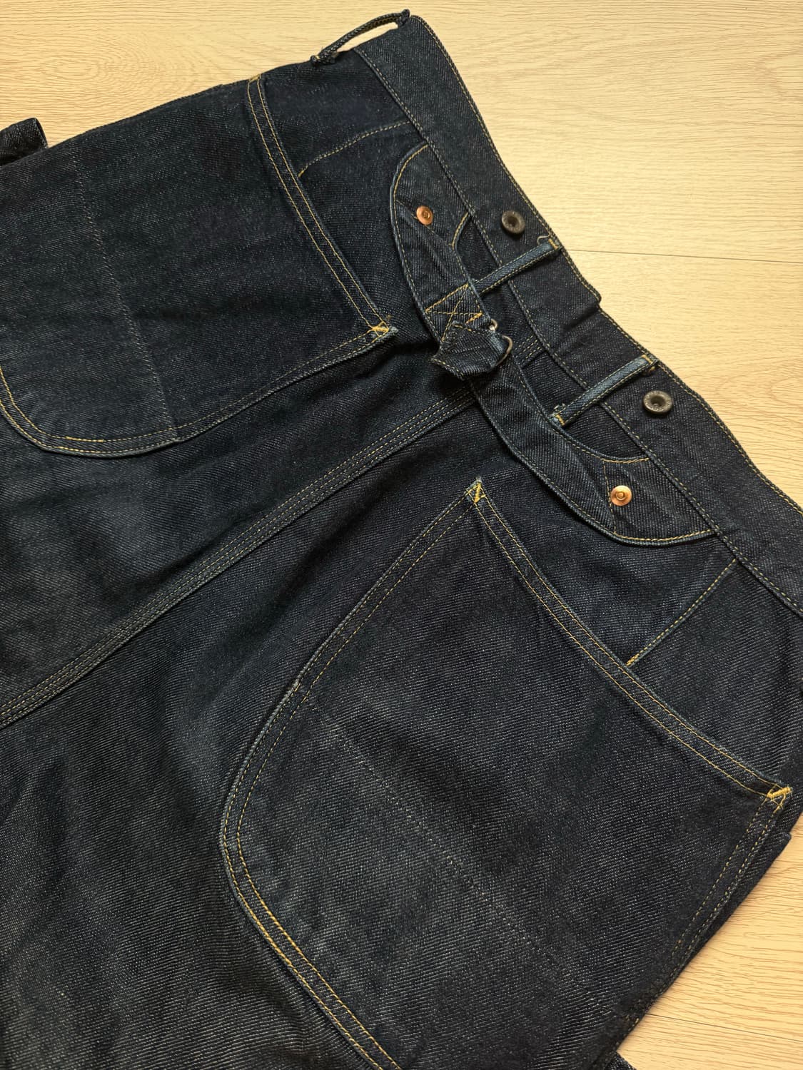 3) 캐피탈 데님 럼버 팬츠 인디고 상품이미지9