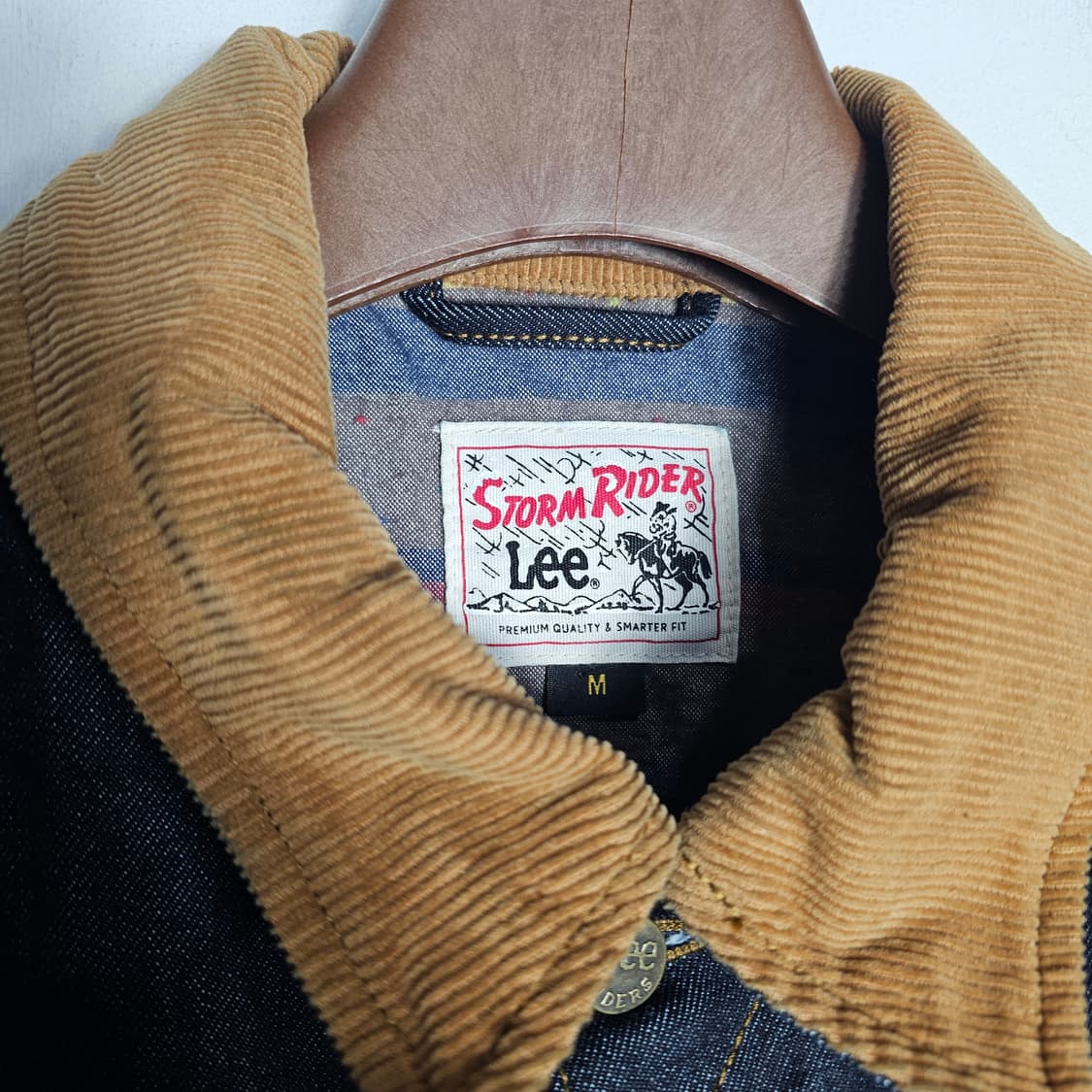 M lee 리 스톰 라이더 트러커 자켓 블랭킷 데님 상품이미지3