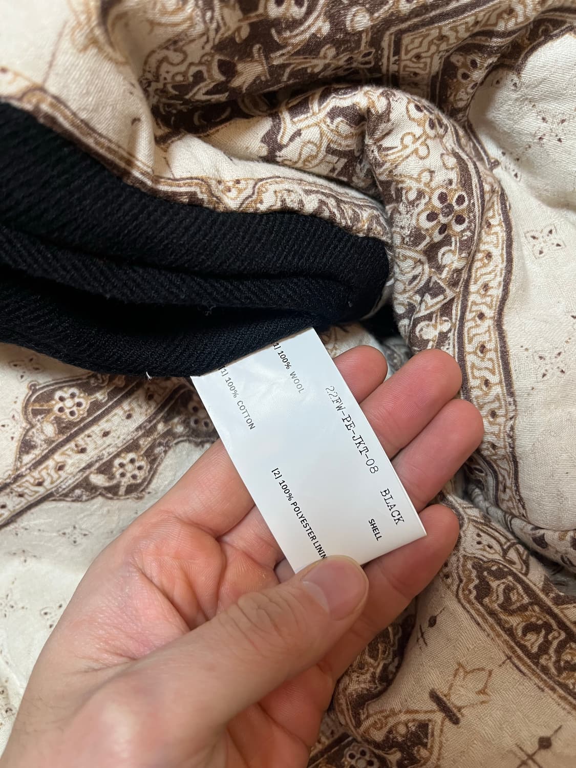 professor e 프로페서 이 엠브로이드 울 봄버 50사이즈 상품이미지4