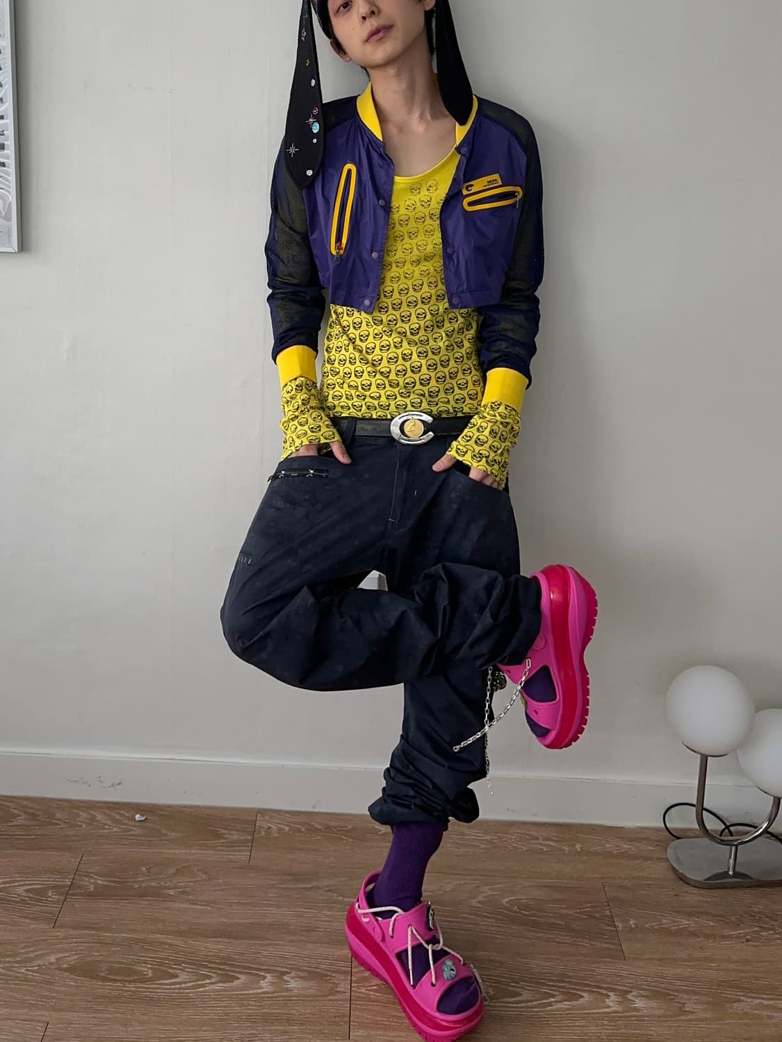 Nepa 리메이크 크롭 메쉬 자켓 상품이미지2