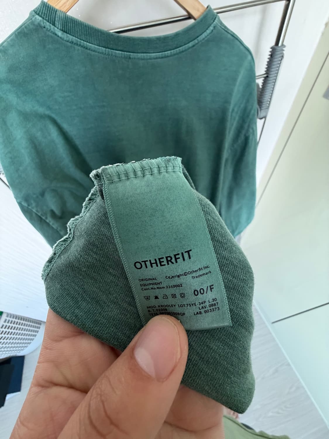 otherfit 반팔티 상품이미지5