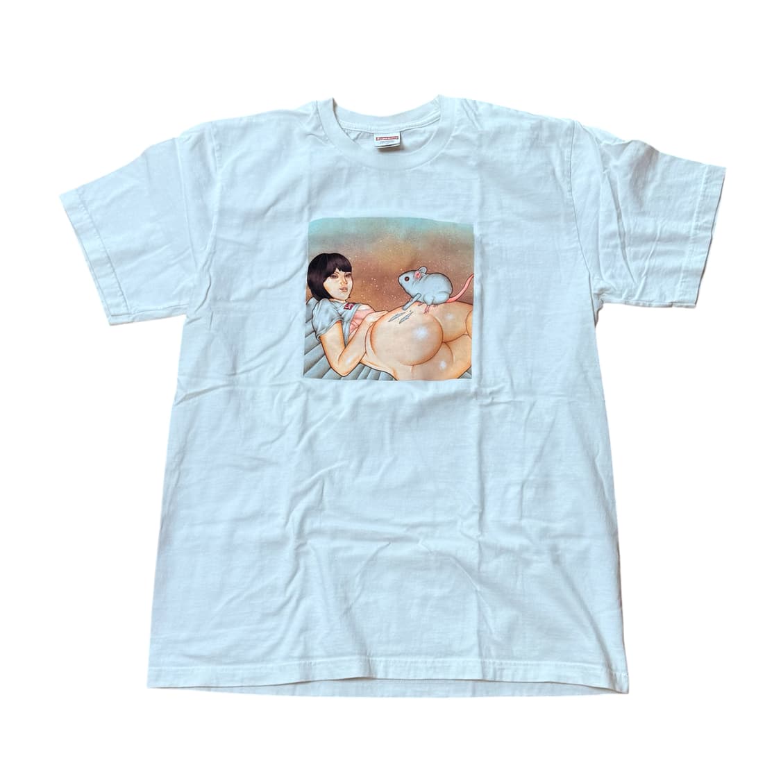 슈프림 마우스 티 화이트 M 상품이미지2