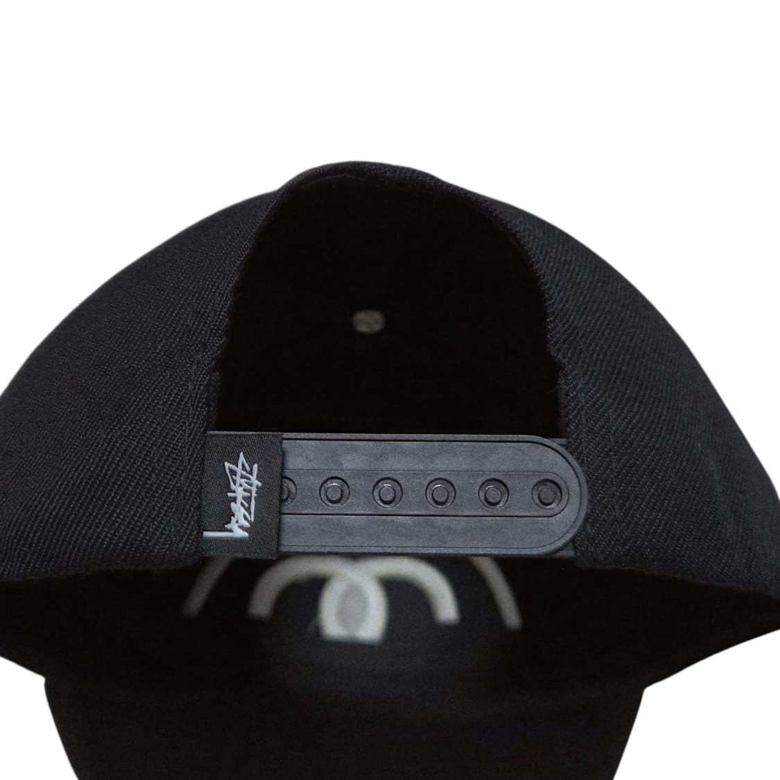 스투시 빅 링크 로우 스트랩백 캡 블랙 상품이미지6