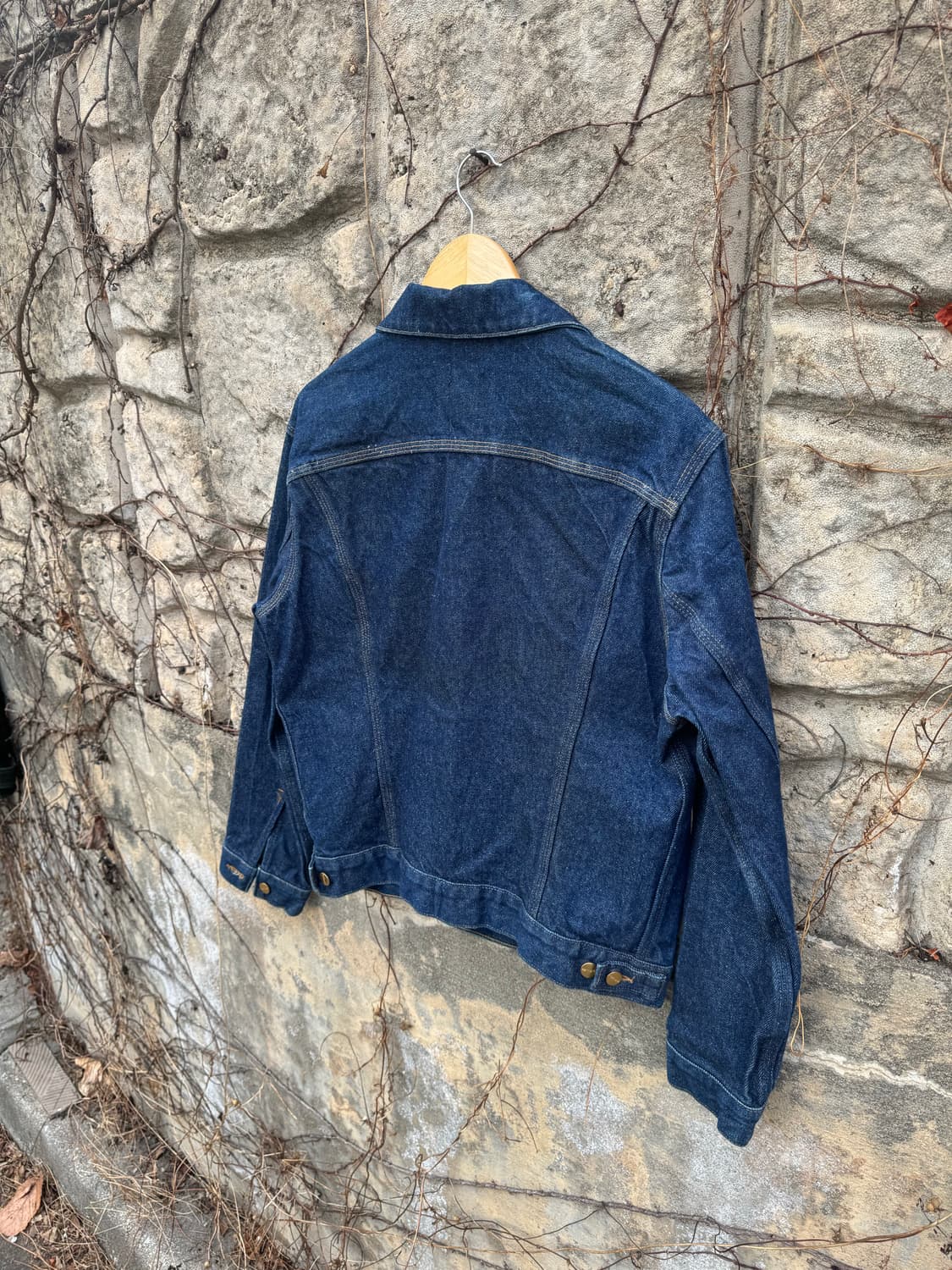 90s 칼하트 빈티지 wu108 인디고 데님 트러커 자켓 42 상품이미지4
