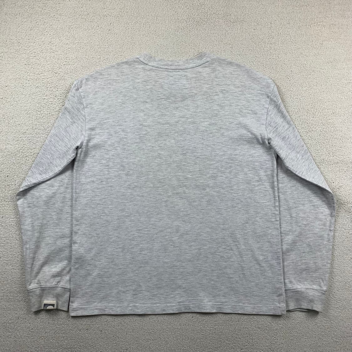 노앙 x 헤어몬 빅로고 롱슬리브 티셔츠 그레이 상품이미지2