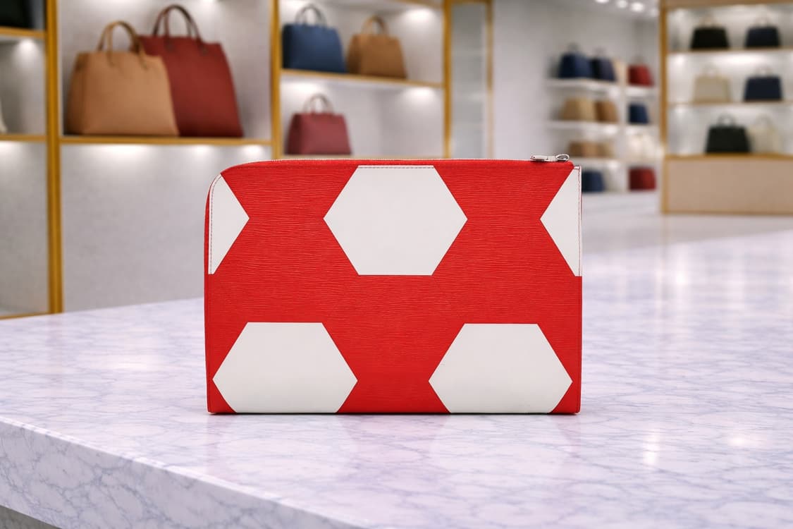 [S급] 루이비통 레드 월드컵 포쉐트 클러치백 판매합니다!!! 상품이미지2