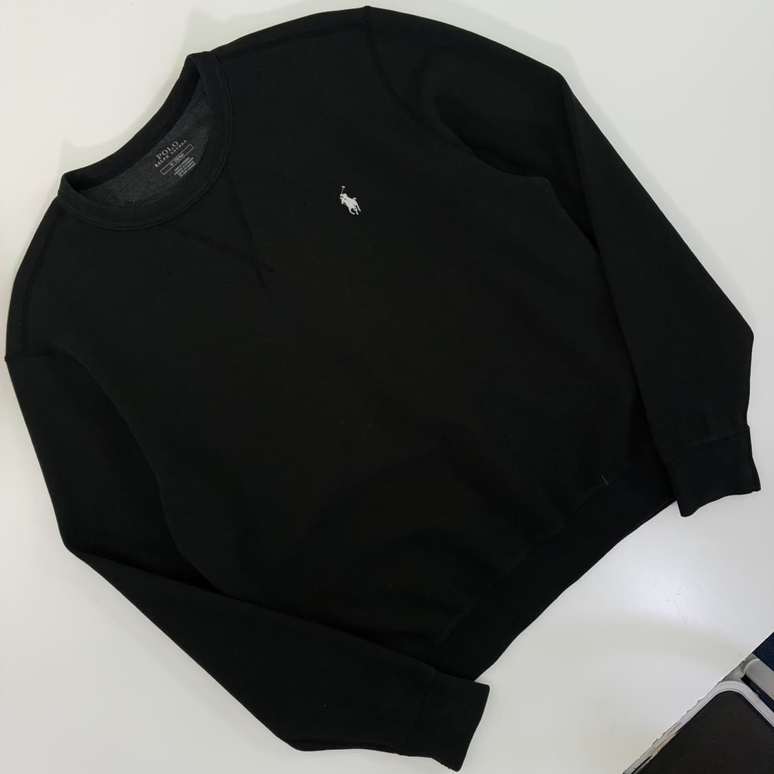Polo  폴로 랄프로렌 자수 블랙 코튼 맨투맨 상품이미지2