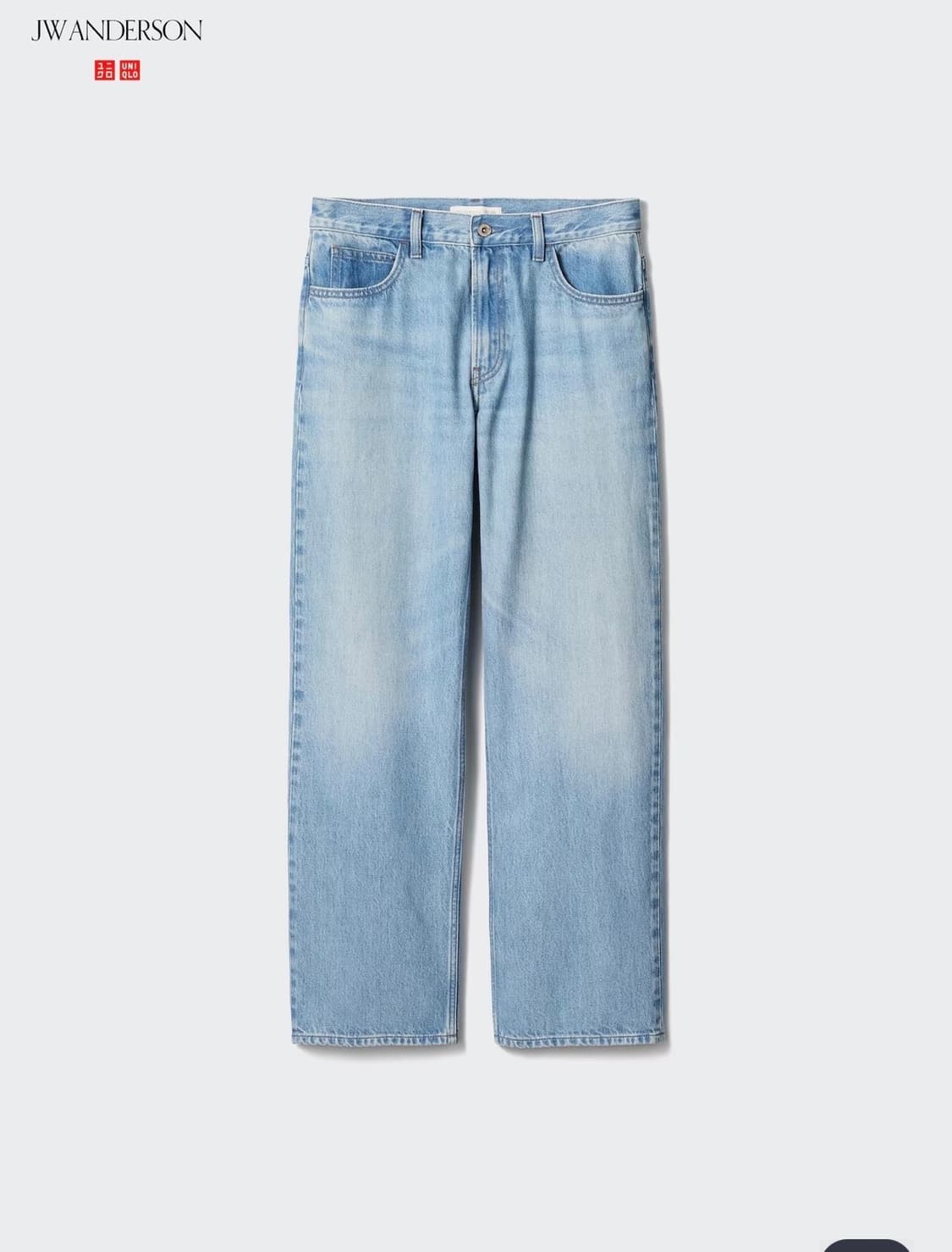 [32] 새제품 유니클로 JW앤더슨 스트레이트 진 데님 상품이미지2
