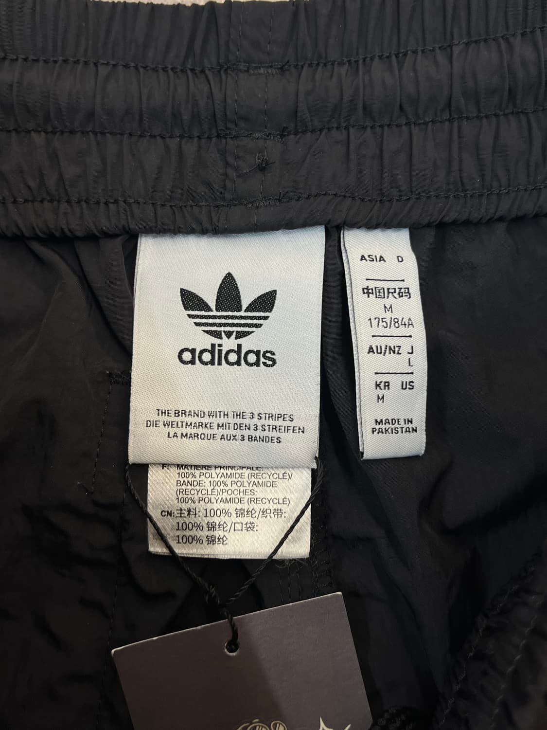 아디다스 밴딩 하프 팬츠 블랙 M #csz4003 상품이미지3