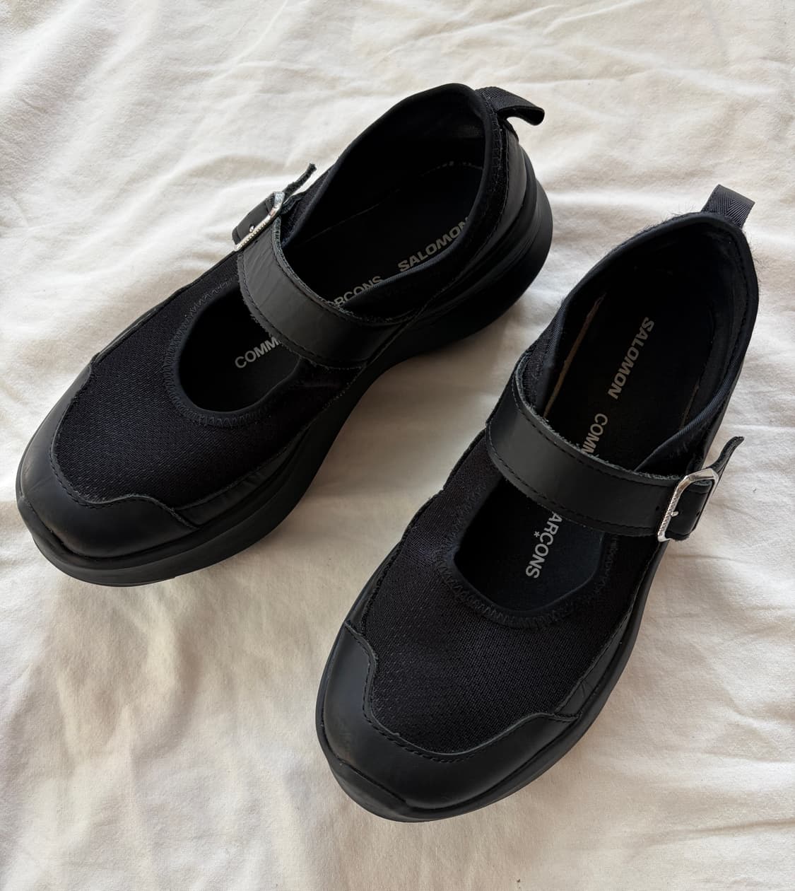 살로몬 x 꼼데가르송 RX 메리제인 플랫폼 블랙  CDG  SALOMON 상품이미지8