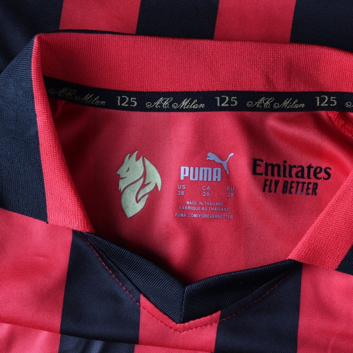 푸마 AC 밀란 125주년 기념 홈 유니폼 주니어 28 상품이미지5