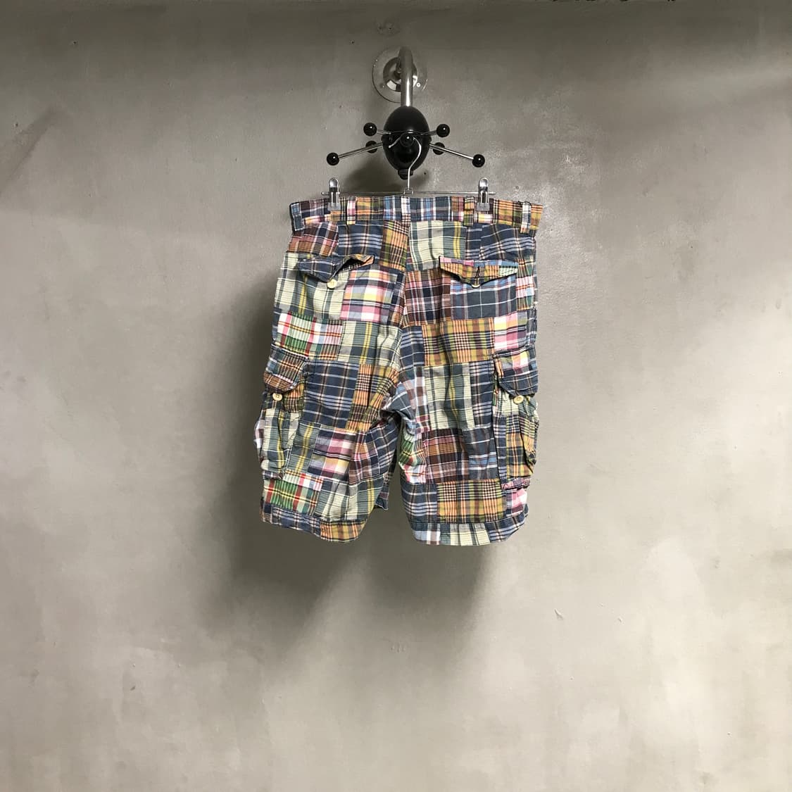 폴로 랄프로렌 체크 카고 반바지 34 상품이미지4
