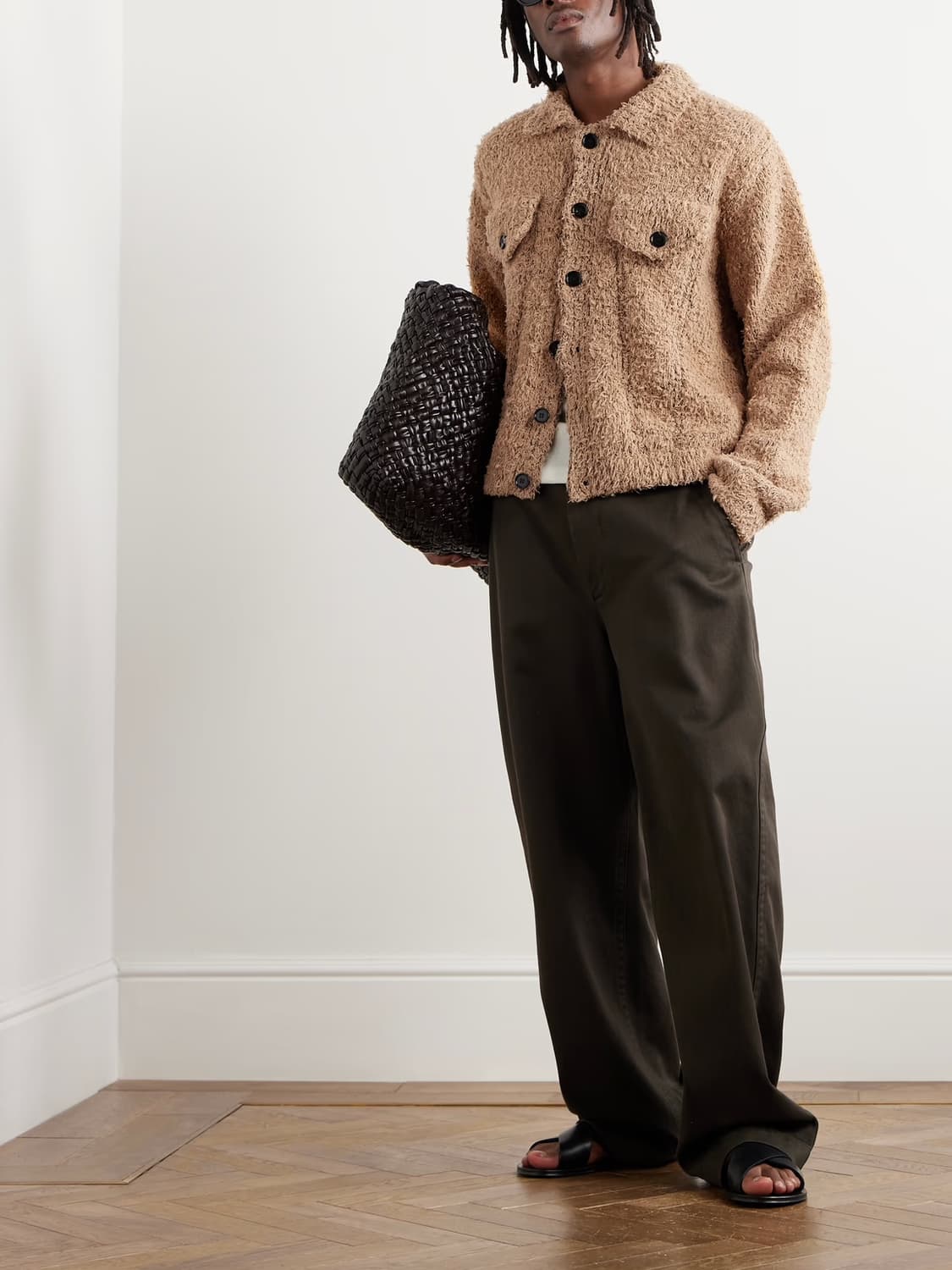 [M]드리스 반 노튼 미스토 플러피 자켓 상품이미지3