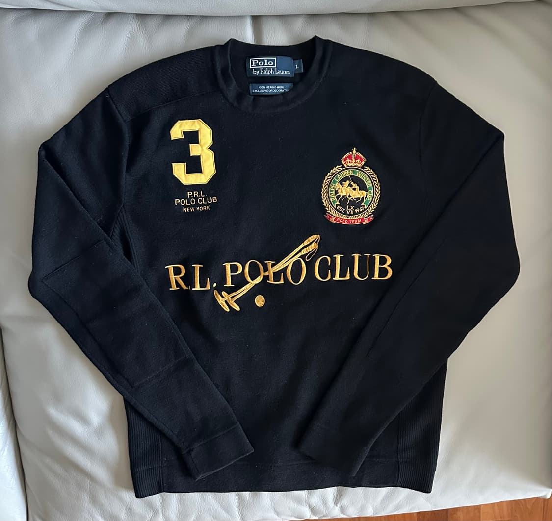 폴로 랄프로렌 클럽 메리노 니트 L 상품이미지2