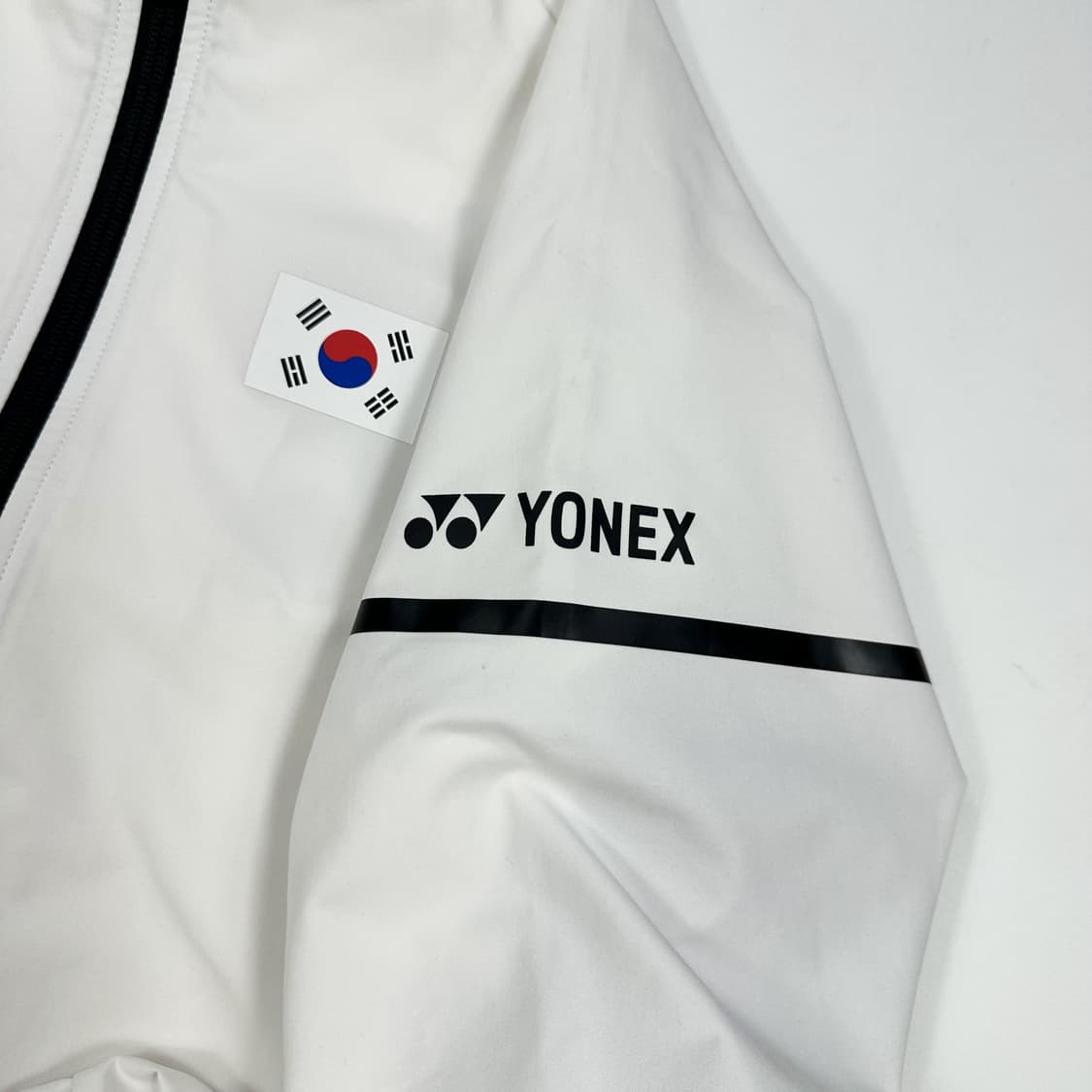 요넥스 배드민턴 국가대표 트레이닝 바람막이 화이트 L 상품이미지6