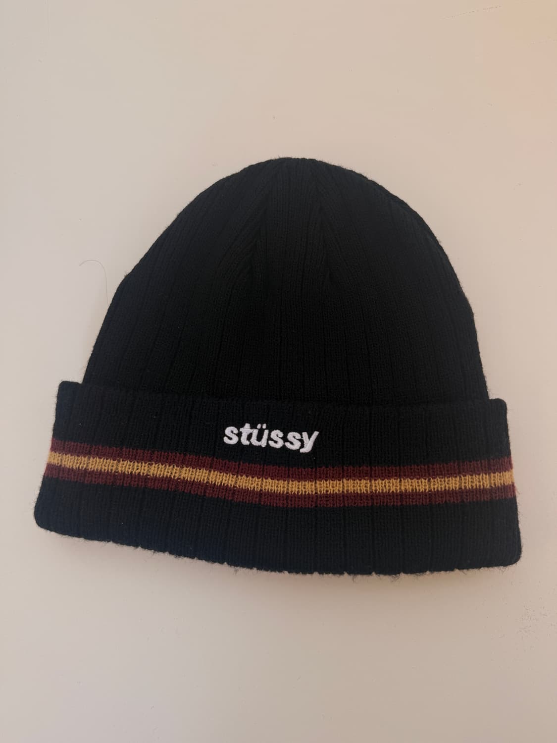 스투시(stussy) 스포츠 스트라이프 스컬캡 비니 상품이미지1