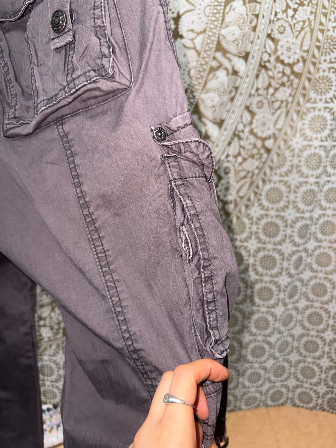 Ugiz 빈티지 퍼플 카고팬츠  상품이미지5